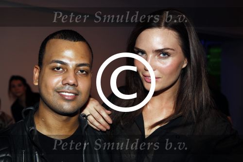 Amsterdam 28 januari 2012
AIFW fashion week met div bn ers bij div shows. Kim feenstra met man Michael Mendoza
Peter Smulders bv