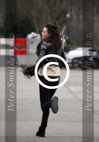 Amsterdam 29 januari 2012
Kim Feenstra rennend op straat.
Peter Smulders bv