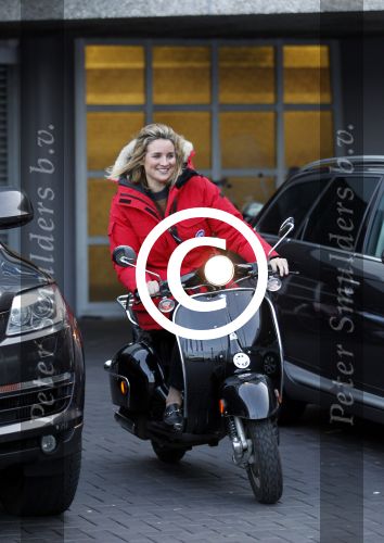 Amsterdam 21 januari 2012
Lieke v Lexmond op scooter bij de rai.
Peter Smulders bv