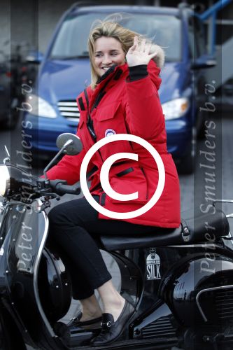 Amsterdam 21 januari 2012
Lieke v Lexmond op scooter bij de rai.
Peter Smulders bv