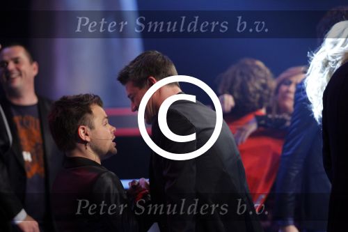 Hilversum 20 januari 2012
Iris Kroes wint de finale van the voice of holland in studio 22. Martijn Krabbe en Roel v Velsen
Peter Smulders bv