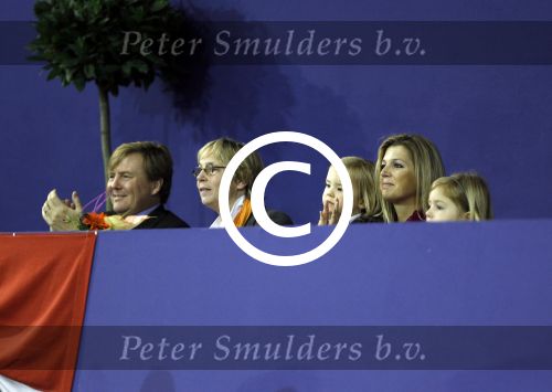 Amsterdam 21 januari 2012
Prinses Maxima prins Willem Alexander en Amalia Alexia en Ariane op bezoek bij jumping Amsterdam.
Peter Smulders bv
