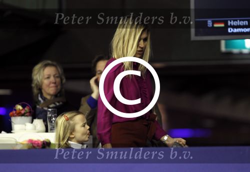 Amsterdam 21 januari 2012
Prinses Maxima prins Willem Alexander en Amalia Alexia en Ariane op bezoek bij jumping Amsterdam.
Peter Smulders bv
