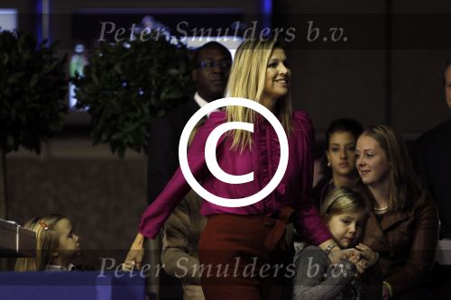 Amsterdam 21 januari 2012
Prinses Maxima prins Willem Alexander en Amalia Alexia en Ariane op bezoek bij jumping Amsterdam.
Peter Smulders bv