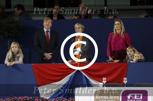Amsterdam 21 januari 2012
Prinses Maxima prins Willem Alexander en Amalia Alexia en Ariane op bezoek bij jumping Amsterdam.
Peter Smulders bv