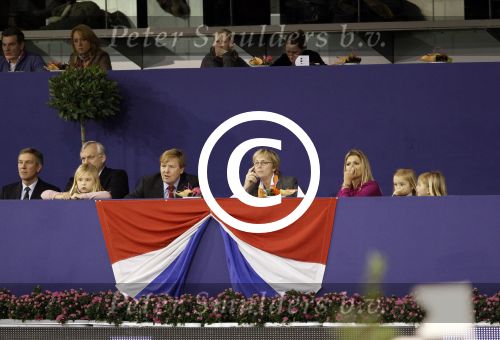Amsterdam 21 januari 2012
Prinses Maxima prins Willem Alexander en Amalia Alexia en Ariane op bezoek bij jumping Amsterdam.
Peter Smulders bv