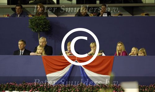 Amsterdam 21 januari 2012
Prinses Maxima prins Willem Alexander en Amalia Alexia en Ariane op bezoek bij jumping Amsterdam.
Peter Smulders bv