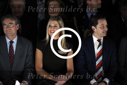 Amsterdam 27 januari 2012
Prinses Maxima bezoekt de Amsterdam Fashion week . Maxime Verhagen reikt de prijzen uit bij de green competition.
Peter Smulders bv