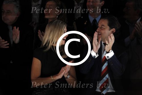 Amsterdam 27 januari 2012
Prinses Maxima bezoekt de Amsterdam Fashion week . Maxime Verhagen reikt de prijzen uit bij de green competition.
Peter Smulders bv