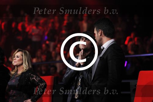 Hilversum 20 januari 2012
Iris Kroes wint de finale van the voice of holland in studio 22. Nick en Simon
Peter Smulders bv