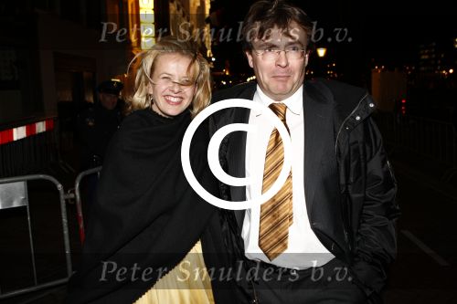 Amsterdam 1 februari 2008
Prinses Mabel Wisse Smit en Prins Friso vertrekken te voet na het feest van Koningin Beatrix (70jaar) en Prinses Margriet(65) in Carre.
Peter Smulders bv