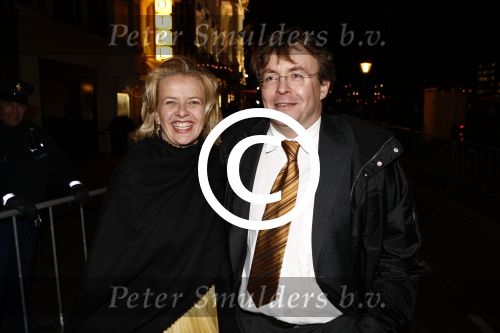 Amsterdam 1 februari 2008
Prinses Mabel Wisse Smit en Prins Friso vertrekken te voet na het feest van Koningin Beatrix (70jaar) en Prinses Margriet(65) in Carre.
Peter Smulders bv