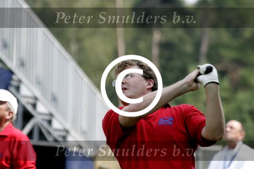 Hilversum 4 augustus 2004
Prins Friso op de pro-am op de Hilversums golfclub.
Peter Smulders bv