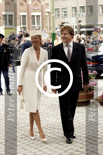 Den Haag 12 juni 2004
Doop Prinses Amalia in grote kerk Den Haag.
Mabel Wisse Smit en Prins Friso
Peter Smulders bv