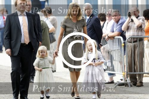 Apeldoorn 20 september 2009
Doop Pieter v Vollenhoven, zoon van Prins Pieter Christiaan en prinses Anita op paleis het Loo. Ook zijn zus Emma is aanwezig. Prinses Mabel Wisse Smit met Prins Friso en hun kinderen Luana en Zaria
Peter Smulders bv