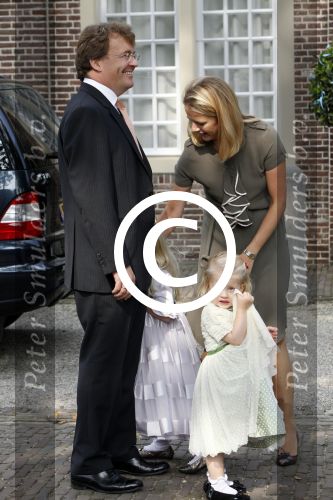 Apeldoorn 20 september 2009
Doop Pieter v Vollenhoven, zoon van Prins Pieter Christiaan en prinses Anita op paleis het Loo. Ook zijn zus Emma is aanwezig. Prinses Mabel Wisse Smit met Prins Friso en hun kinderen Luana en Zaria
Peter Smulders bv