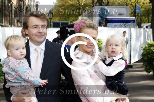 Den Haag 20 oktober 2007
Mabel Wisse Smit Prins Friso en hun dochters Luana en Zaria bij de doop van prinses Ariane.
Peter Smulders bv