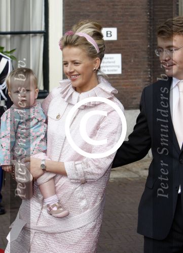 Den Haag 20 oktober 2007
Mabel Wisse Smit Prins Friso en hun dochters Luana en Zaria bij de doop van prinses Ariane.
Peter Smulders bv