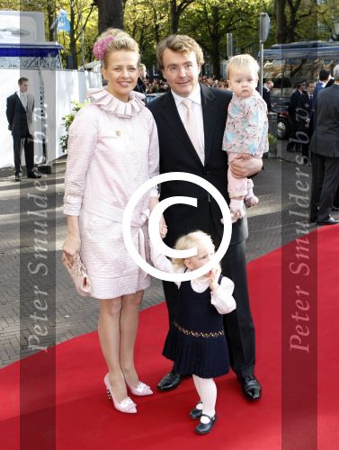 Den Haag 20 oktober 2007
Mabel Wisse Smit Prins Friso en hun dochters Luana en Zaria bij de doop van prinses Ariane.
Peter Smulders bv