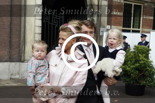 Den Haag 20 oktober 2007
Mabel Wisse Smit Prins Friso en hun dochters Luana en Zaria bij de doop van prinses Ariane.
Peter Smulders bv