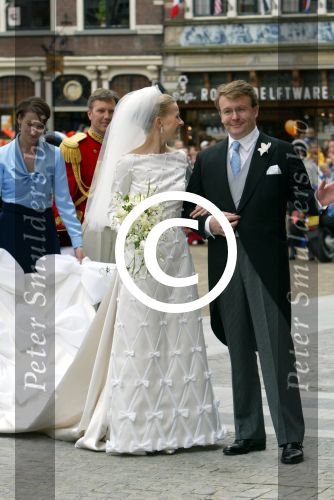 Delft 24 april 2004
Trouwen Prins Friso en Mabel Wisse Smit in stadhuis Delft.
Peter Smulders bv