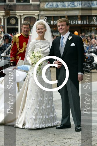 Delft 24 april 2004
Trouwen Prins Friso en Mabel Wisse Smit in stadhuis Delft.
Peter Smulders bv