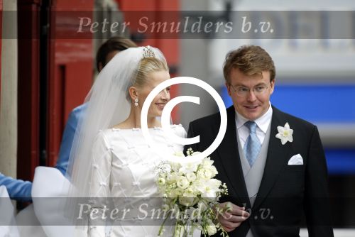 Delft 24 april 2004
Trouwen Prins Friso en Mabel Wisse Smit in stadhuis Delft.
Peter Smulders bv