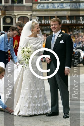 Delft 24 april 2004
Trouwen Prins Friso en Mabel Wisse Smit in stadhuis Delft.
Peter Smulders bv