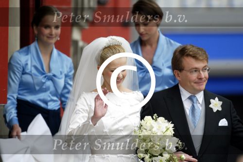 Delft 24 april 2004
Trouwen Prins Friso en Mabel Wisse Smit in stadhuis Delft.
Peter Smulders bv