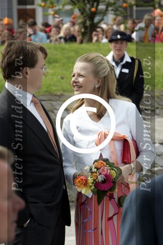 Scheveningen 30 april 2005
Koningin Beatrix viert 25 jarig jubileum.
Prins Friso en Mabel Wisse Smit
Peter Smulders bv
