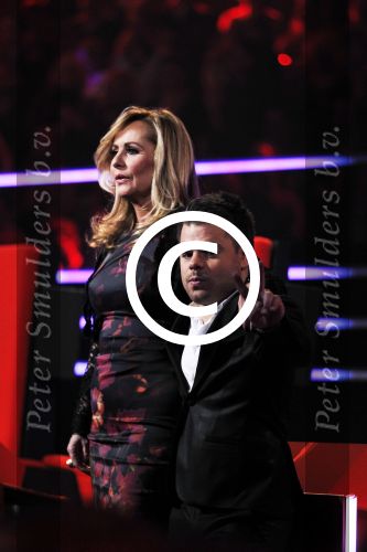 Hilversum 20 januari 2012
Iris Kroes wint de finale van the voice of holland in studio 22. Angela Groothuizen en Roel v Velzen
Peter Smulders bv