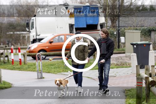 Vinkeveen 25 januari 2012
Roxeanne Hazes en haar vriend Nick laten samen hun hond uit.
Peter Smulders bv