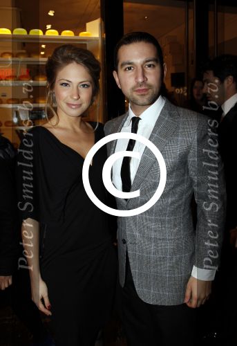 Amsterdam 23 januari 2012
Premiere Black out in Tuschinski. sarah Chronis met vriend
Peter Smulders bv