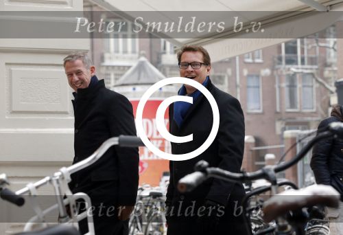 Amsterdam 26 januar2013
Albert Verlinde en Onno Hoes op de pc hooftstraat.
Peter Smulders bv