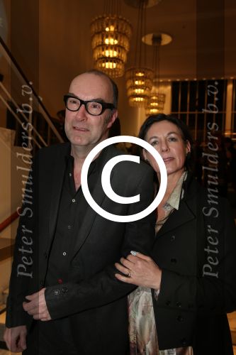 Utrecht, 22 Januari 2013 Premiere Paul Groot en Sanne Walles de Vries voor een hommage aan Adele Bloemendaal
Bart Chabot met echtgenote
Foto Peter Smulders BV