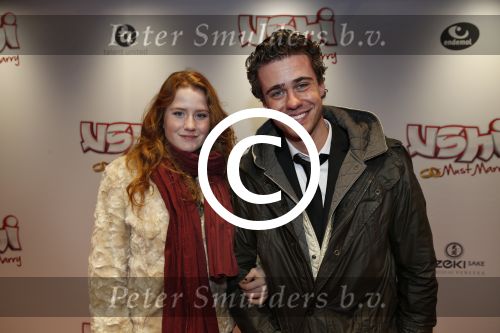 Amsterdam 11 februari 2013
Premiere Ushi must marry met Wendy v Dijk in Tuschinski. Beau Schneider met vriendin
Peter Smulders bv