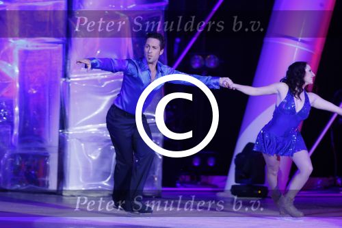 Hilversum 19 januari 2013
Opnames sterren dansen op het ijs in studio 24 gepresenteerd door Gerard Joling. CHRISTOPHE HADDAD EN SCHAATSPARTNER LAUREN FARR
Peter Smulders bv