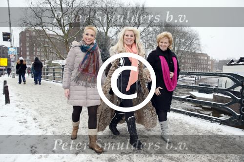 Amsterdam 26 januari 2013
Debbie Jenner Gemma v Eck en Marga Scheide tijdens intervieuw voor Stry in hotel Americain.
Peter Smulders bv