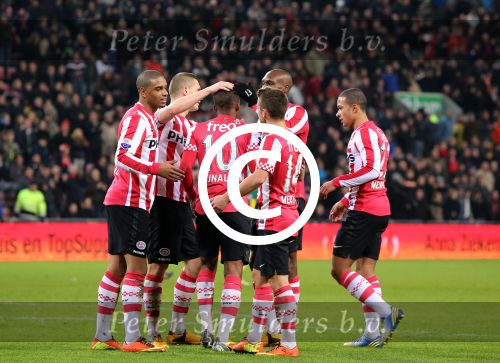 Eindhoven, 2 Februari 2013 Kompetitiewedstrijd PSV-ADO Den Haag, seizoen 2012-2013 eindstand 7-0
Dries Mertens
Foto Peter Smulders BV