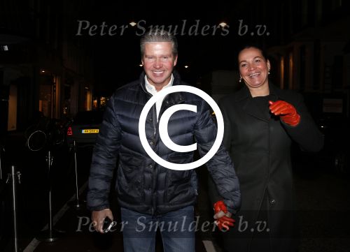 Amsterdam 7 februari 2013
Dries Roelvink met zijn vrouw Honoria op de  pc Hooftstraat 
Peter Smulders bv