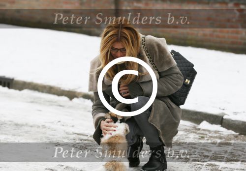 Amsterdam 19 januari 2013
Estelle Cruijff met haar hondje Ficq ( vernoemd naar advocaat Benedicte Ficq)
Peter Smulders bv