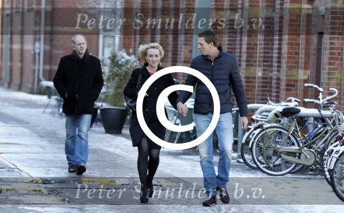 Amsterdam 10 februari 2013
Eva Jinek met haar nieuwe vriend Freek Vonk bij de westergasfabriek.
Peter Smulders bv