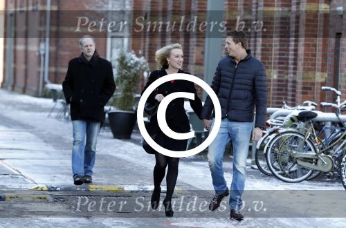 Amsterdam 10 februari 2013
Eva Jinek met haar nieuwe vriend Freek Vonk bij de westergasfabriek.
Peter Smulders bv