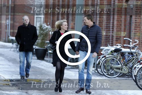 Amsterdam 10 februari 2013
Eva Jinek met haar nieuwe vriend Freek Vonk bij de westergasfabriek.
Peter Smulders bv