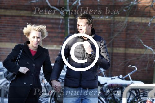 Amsterdam 10 februari 2013
Eva Jinek met haar nieuwe vriend Freek Vonk bij de westergasfabriek.
Peter Smulders bv