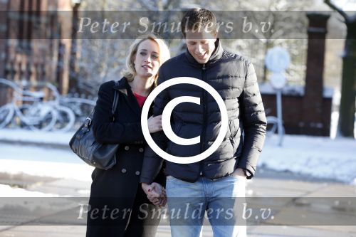 Amsterdam 10 februari 2013
Eva Jinek met haar nieuwe vriend Freek Vonk bij de westergasfabriek.
Peter Smulders bv