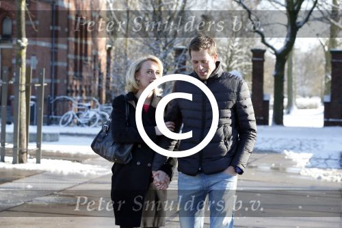 Amsterdam 10 februari 2013
Eva Jinek met haar nieuwe vriend Freek Vonk bij de westergasfabriek.
Peter Smulders bv