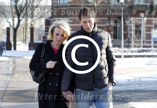Amsterdam 10 februari 2013
Eva Jinek met haar nieuwe vriend Freek Vonk bij de westergasfabriek.
Peter Smulders bv