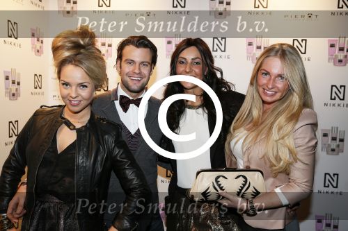 Amsterdam 5 februari 2013
Modeshow Nikkie Plessen bij the harbour Club. Felicity Dil met vrienden
Peter Smulders bv