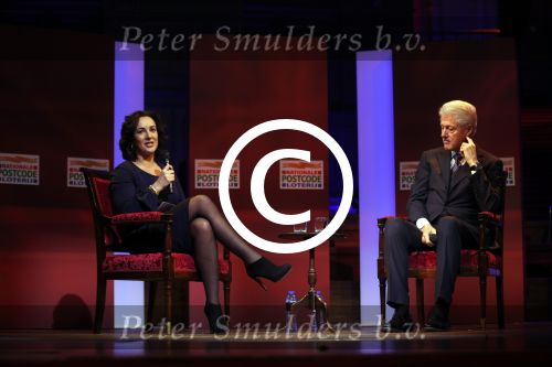 Amsterdam 13 februari 2013
Goed geld gala van de nationale postcodeloterij in het comcertgebouw waar Bill Clinton komt spreken. Femke Halsema interviewt Bill
Peter Smulders bv
